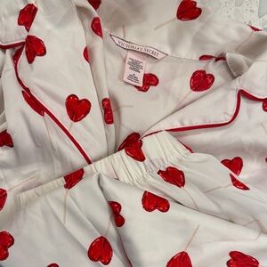 Victoria's Secret Pajamas - Red Heart Print
